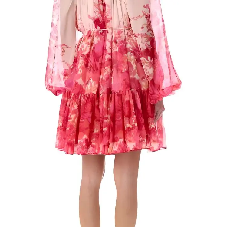 Zimmermann Long Sleeved Dresses Women's Pink-1