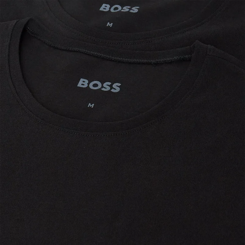HUGO BOSS Logo embossed Cotton T shirt Pack Of Three-3