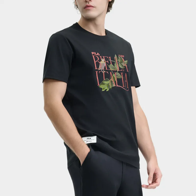 FILA x LUSUO T Shirt Men's Jet Black-2