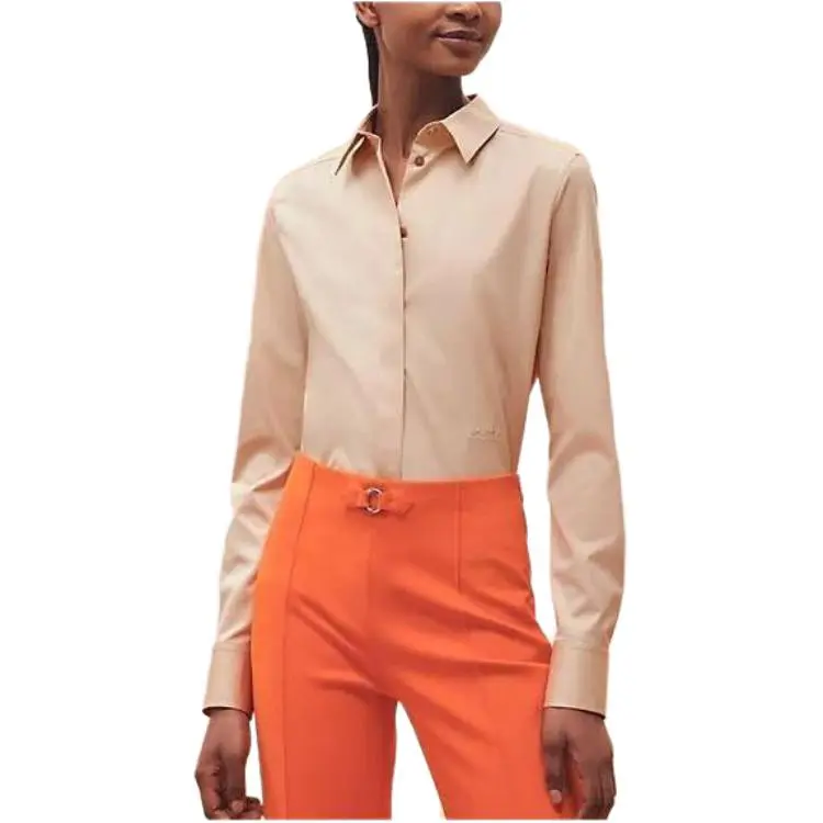 HERMES Shirts Women's Champagne-3