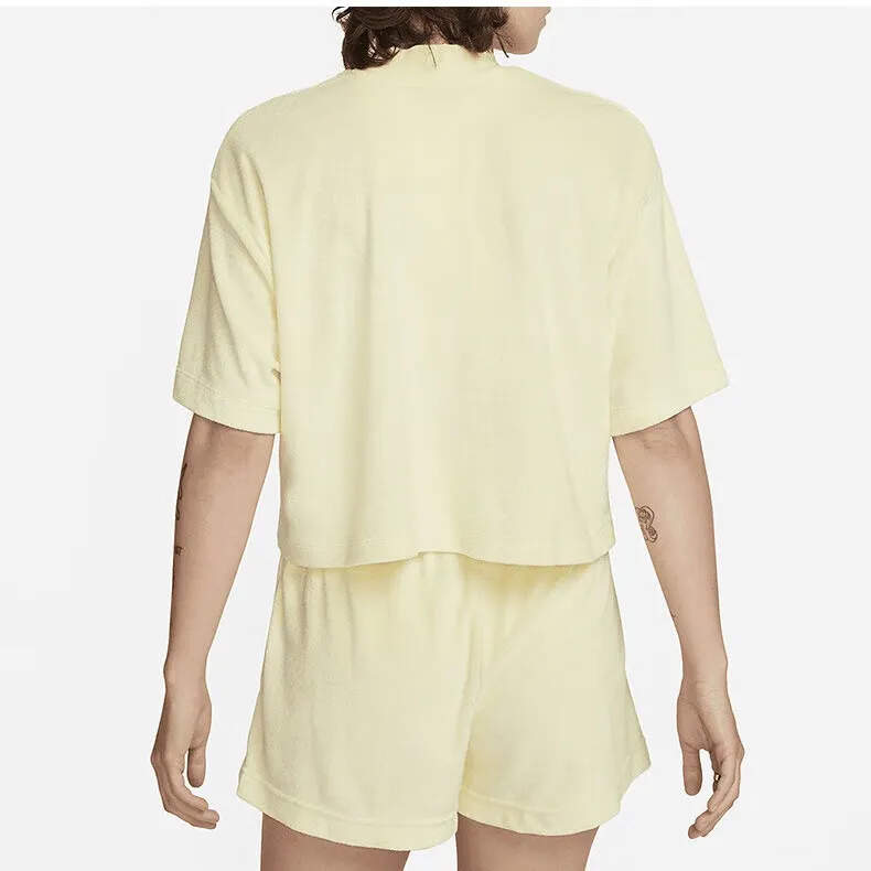 Nike T Shirt Women's Light Lemon Green-1