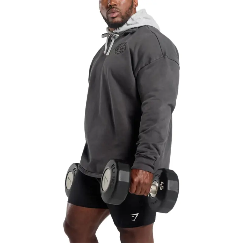 GYMSHARK Sweatshirt Men's Black-3