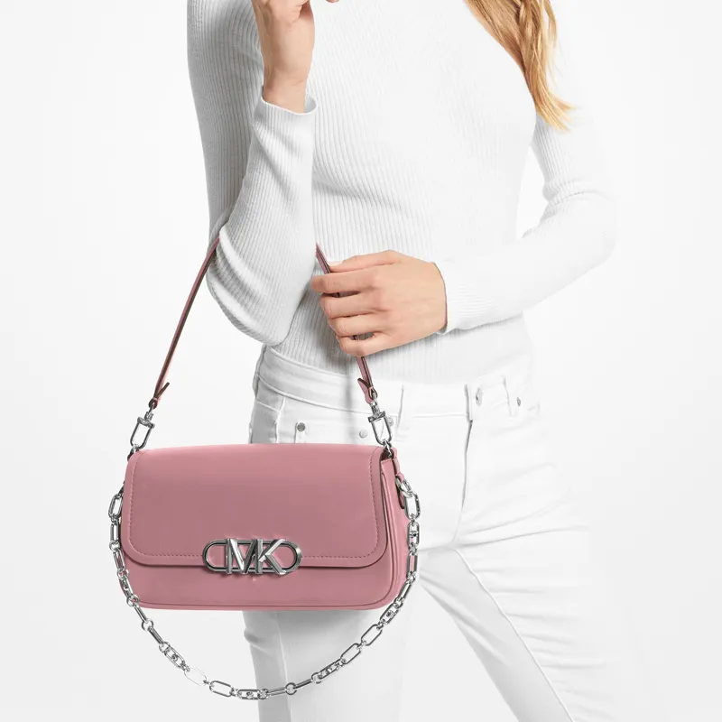MICHAEL KORS PARKER Cow Leather Handbag Shoulder Bag Women's Dark Pink-2