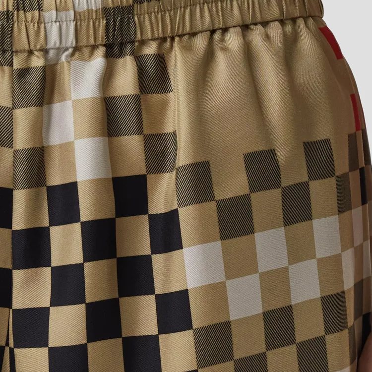 Burberry Pixel Check Shorts-4