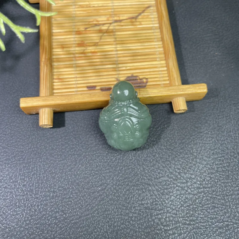 BUDOUXIAOAI Pendants Green Jade Women's-4