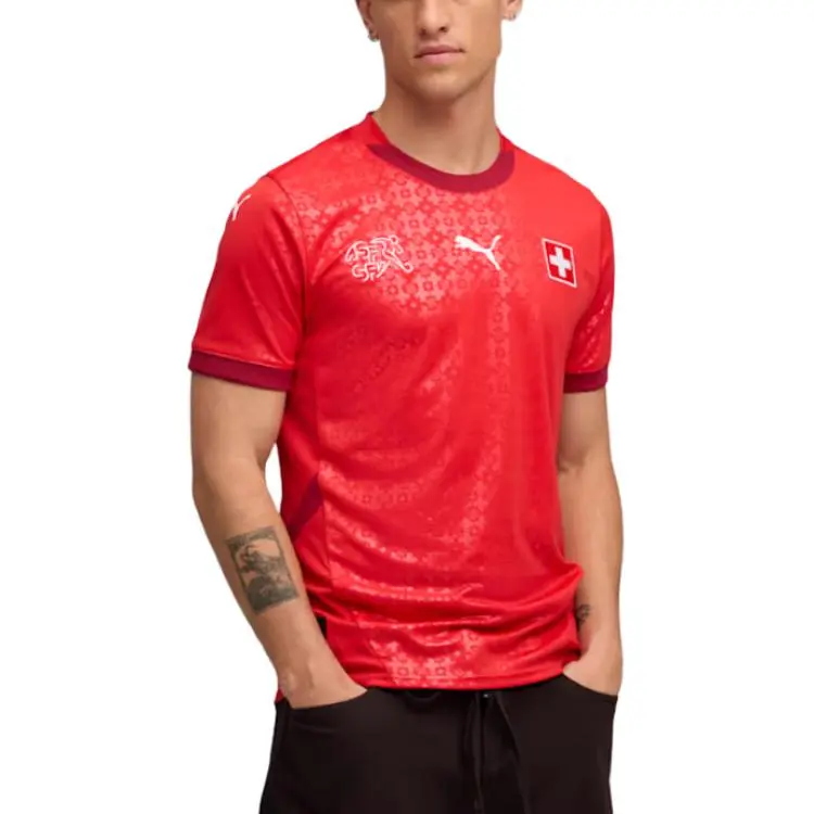 PUMA SwitzerlandTEAM Soccer Jersey Men's-2