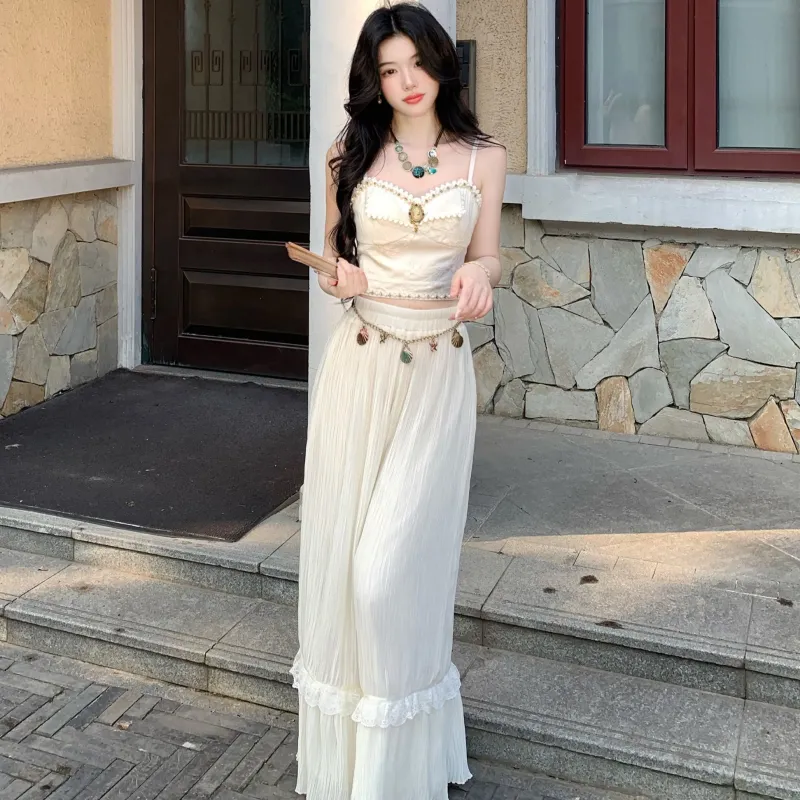Blovelan Casual Suits Women's Fairy Apricot-4