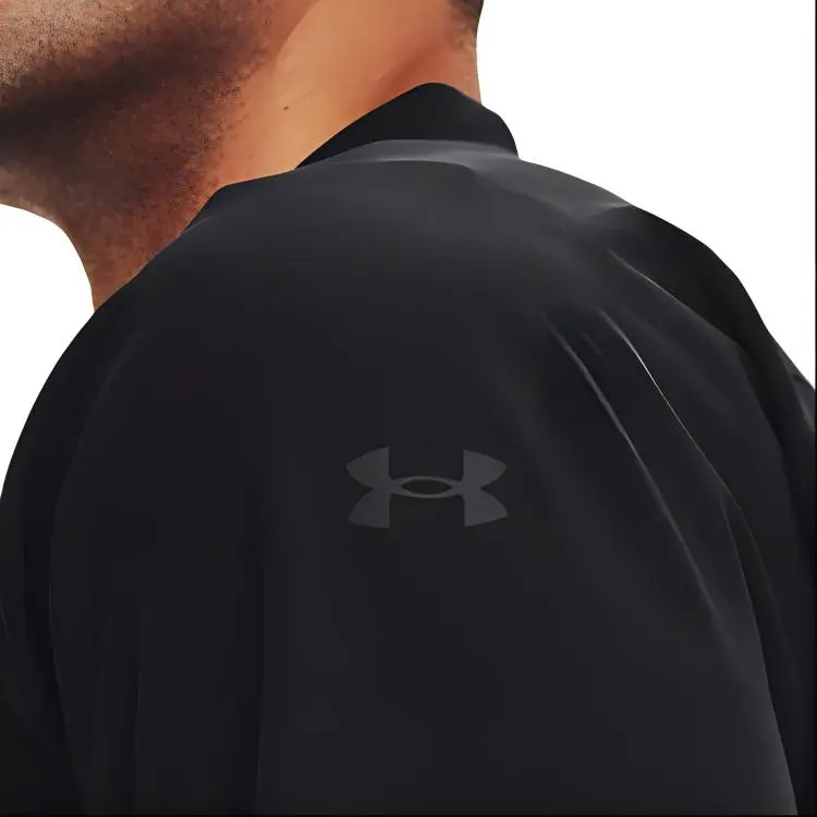 Under Armour Jacket Men's Black Comes With Necklace-5