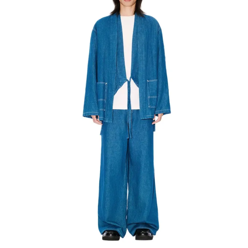 KENZO Pleat detailed Jeans-0