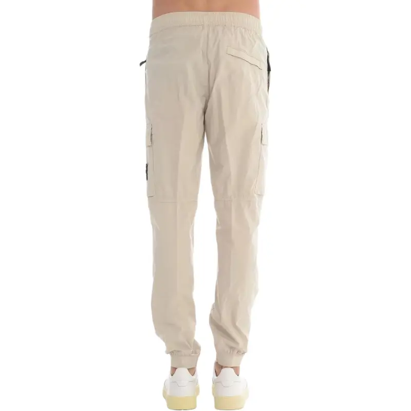 STONE ISLAND Compass Patch Tapered Leg Cargo Pants-4