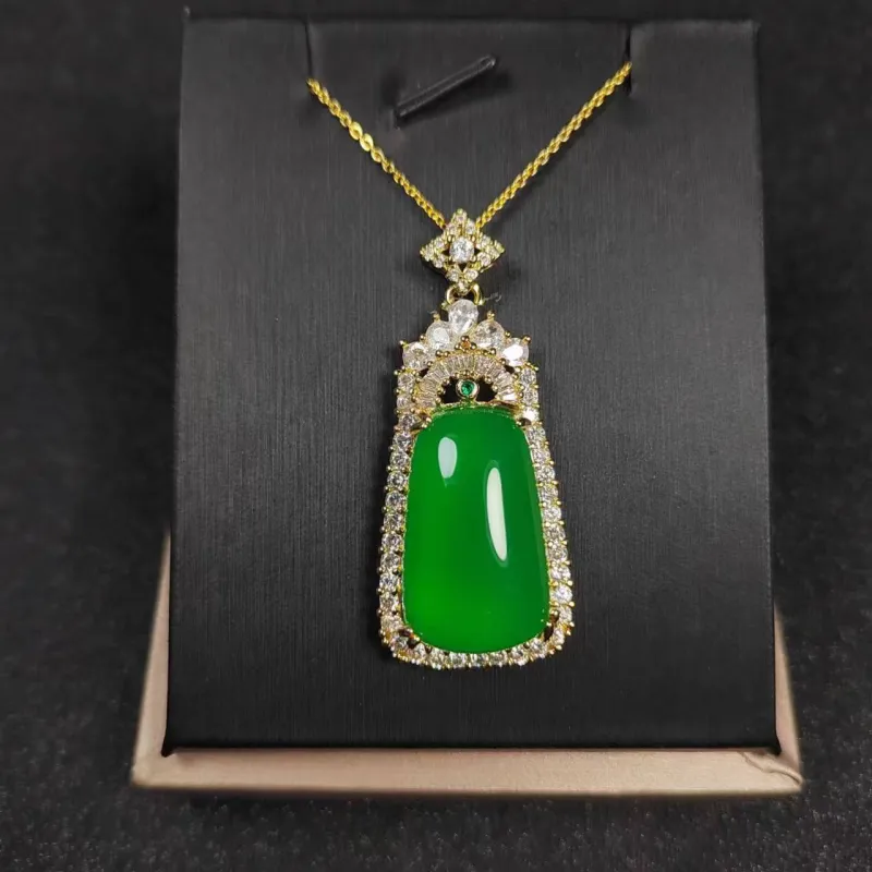 JUNWEN Chalcedony Necklaces Women's-4