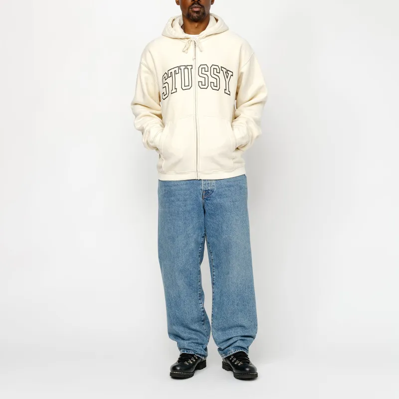 Stussy Outline Zip Hoodie-8