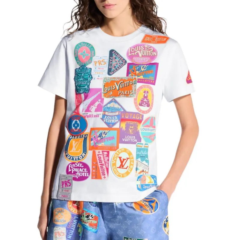 LOUIS VUITTON SS25 Regular T Shirt Women's Optical White-1
