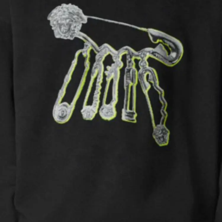 VERSACE Pin Printed Crewneck Sweatshirt-4