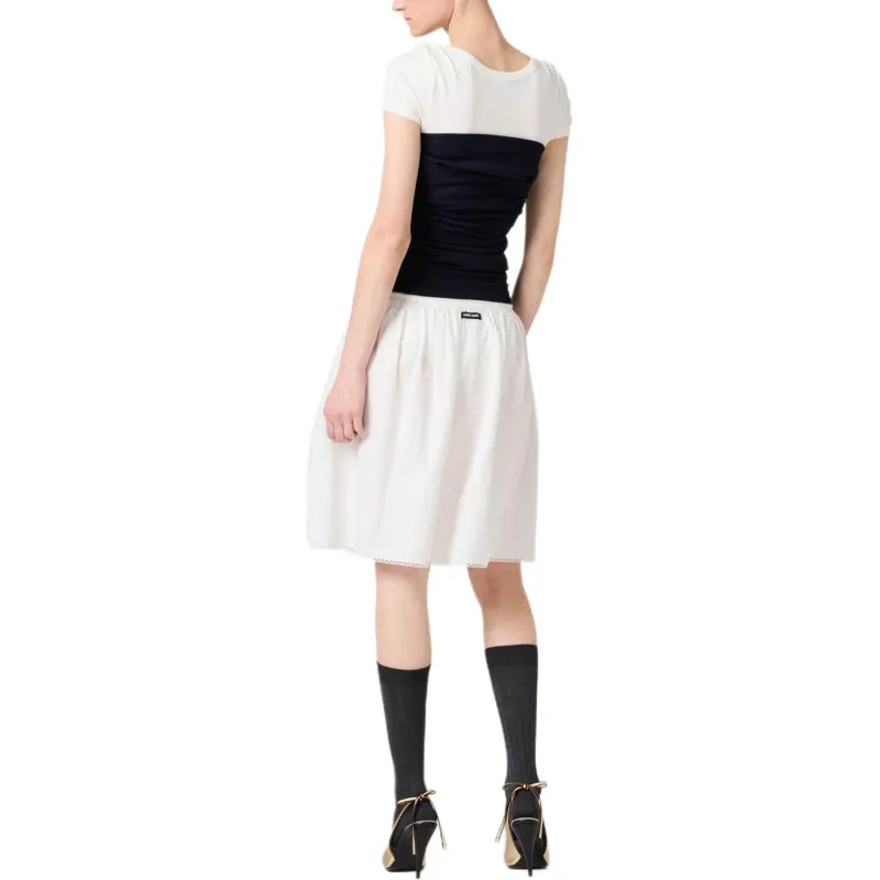 MIU MIU Boatneck Sweater Navy-2