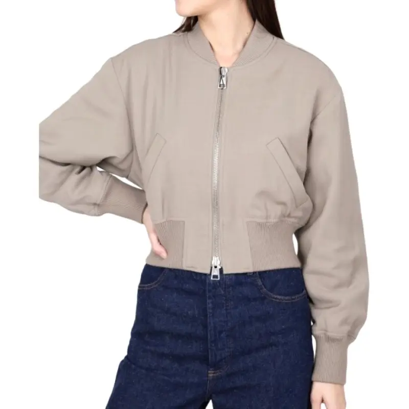AMIPARIS Paris Zip Up Padded Bomber Jacket-2
