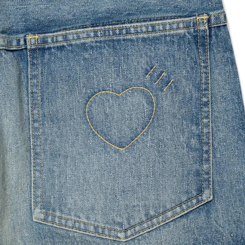 HUMAN MADE SS25 Jeans Unisex Indigo-4