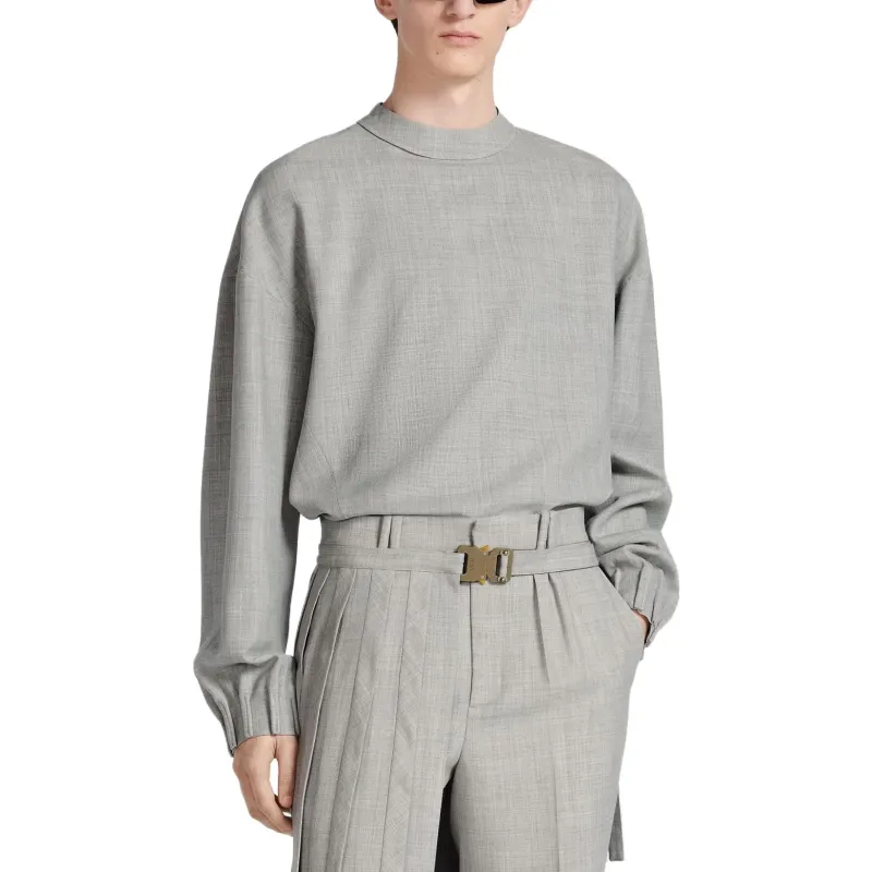 DIOR Button Detailed Crewneck Top-2