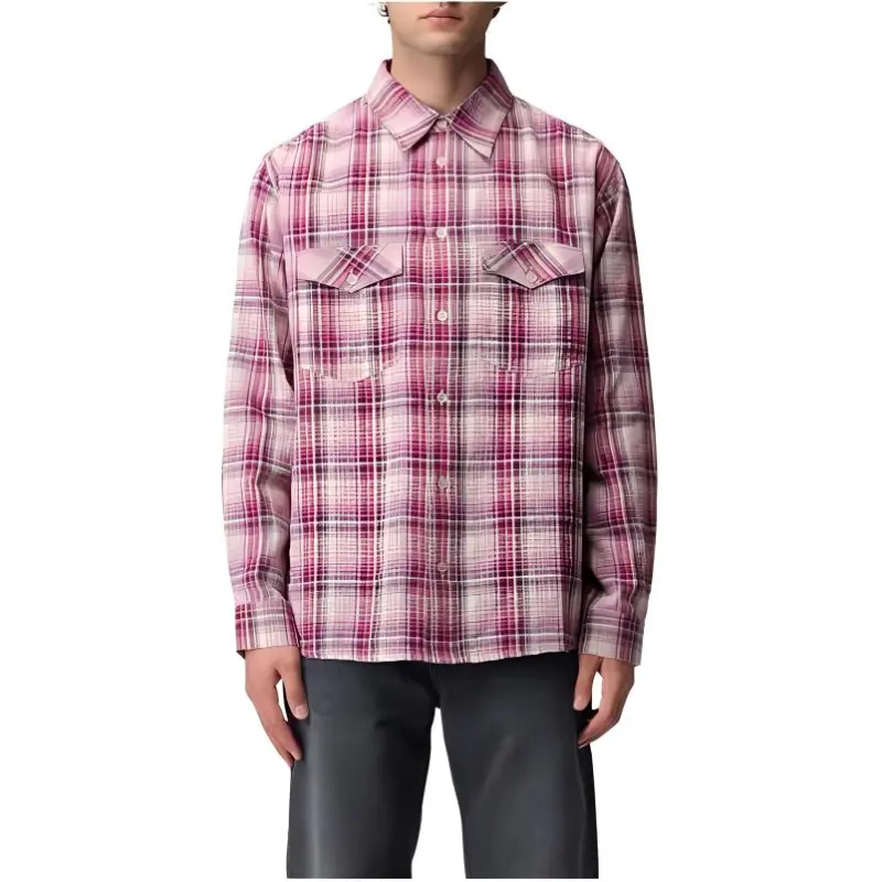 ISABEL MARANT Checked Long Sleeved Shirt-6