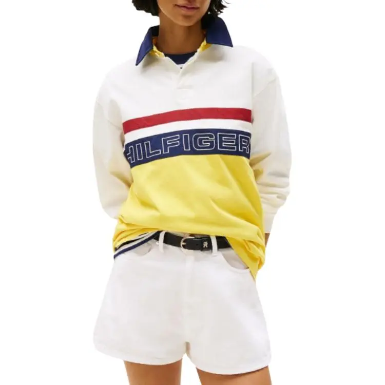 Tommy Hilfiger Polo Shirt Unisex Yellow-2