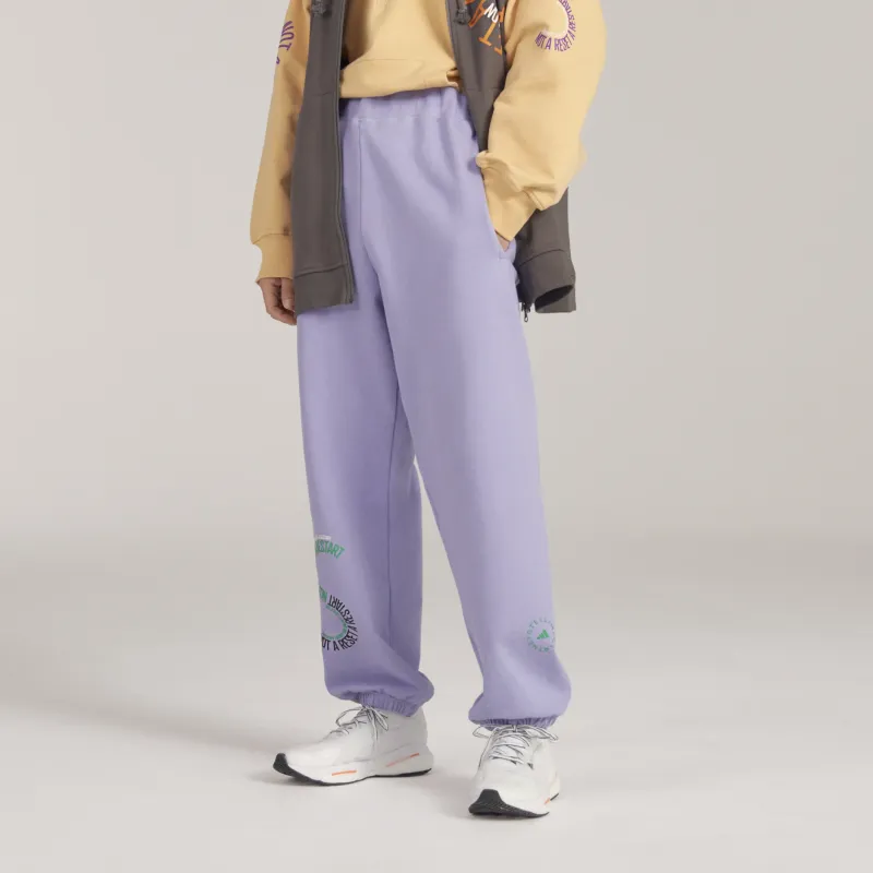 Adidas Knitted Sweatpants Unisex Purple-4