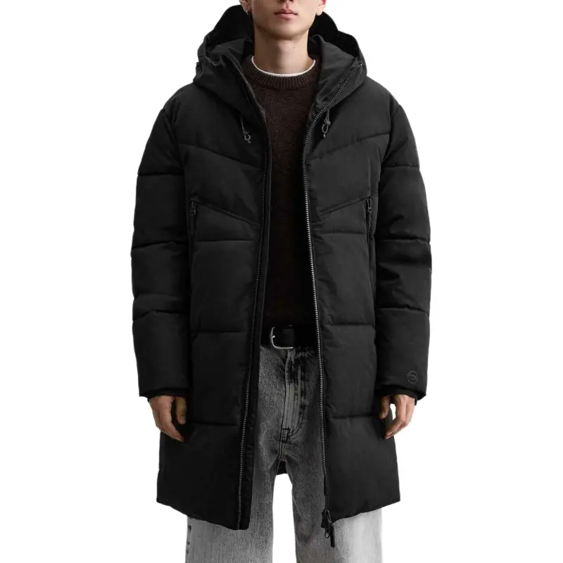 ZARA Puffer Jackets Men Black-1