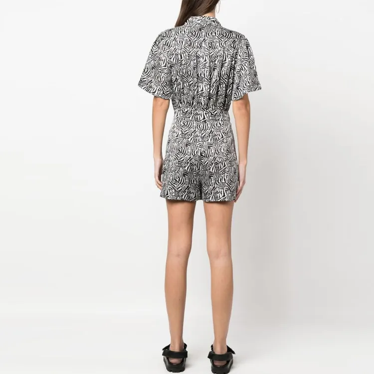 Michael MICHAEL KORS Graphic print Short sleeve Playsuit-2