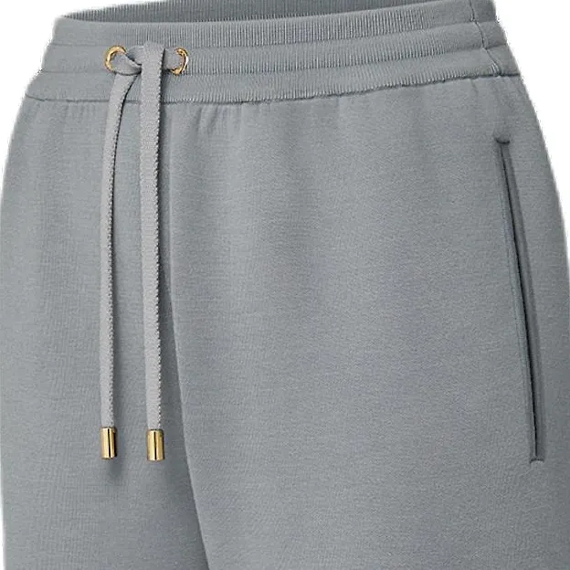 LOUIS VUITTON Knitted Sweatpants Women's Gray-4