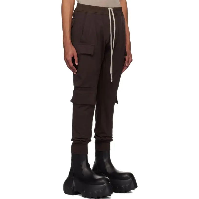 RICK OWENS/RO Cargo Pants Men's Dark Brown-2