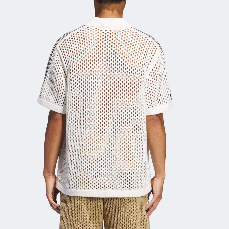 Adidas X Edison Chen Crochet Polo Shirt-3