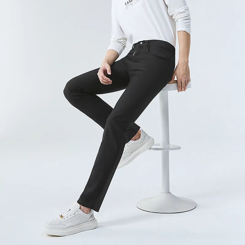 SEVEN Casual Pants Men Black-2