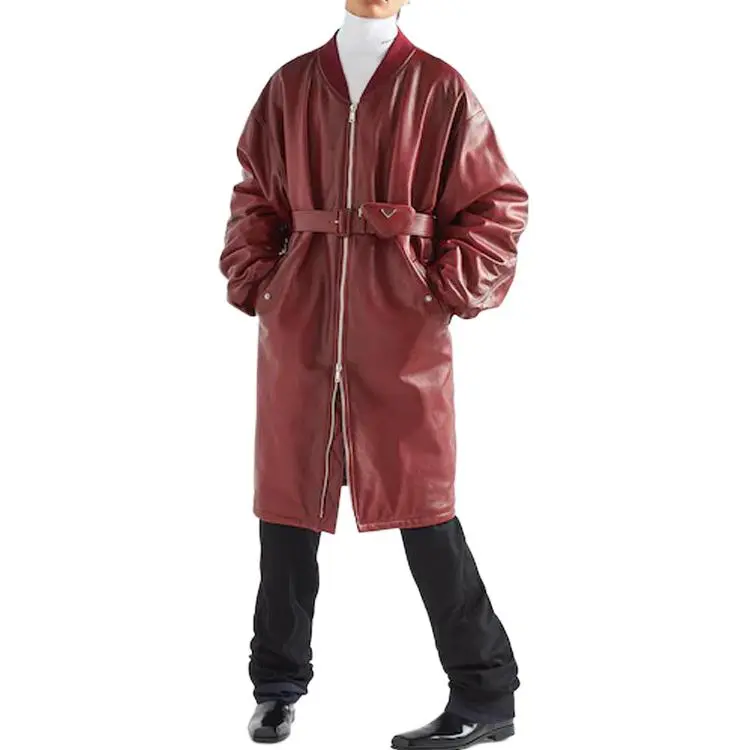 PRADA FW22 Jackets Coats Men's Gemstone Red-1
