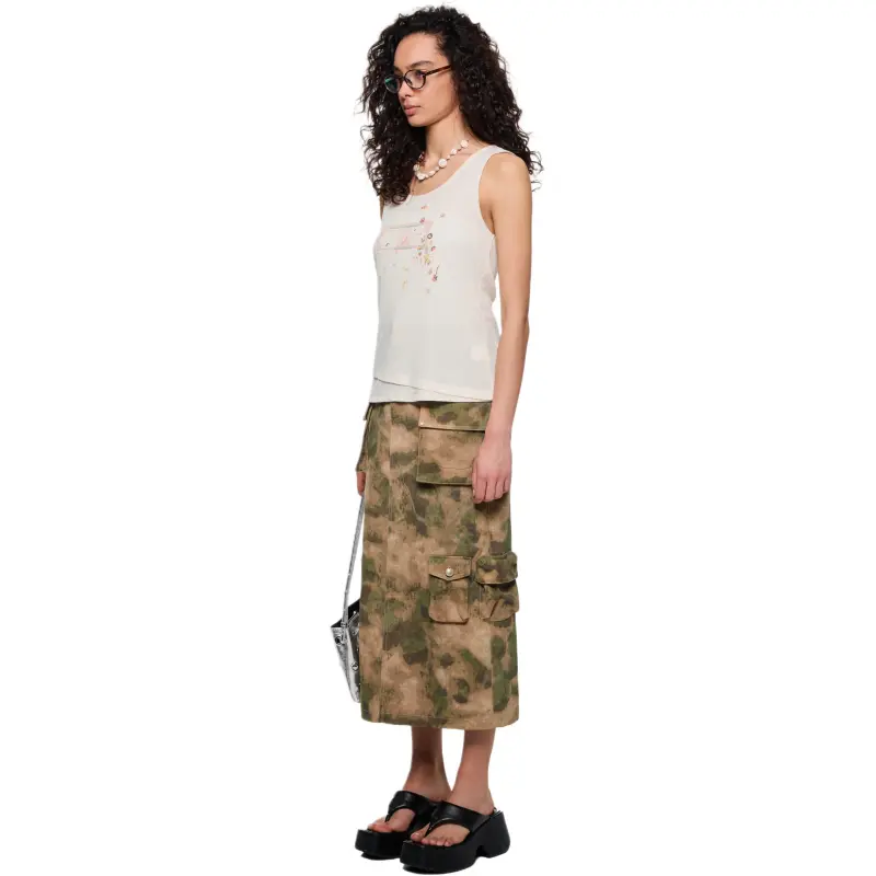 Alexia Sandra Tank Tops Women's Ecru-4