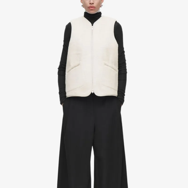 COS Vests Women's Ivory White-4