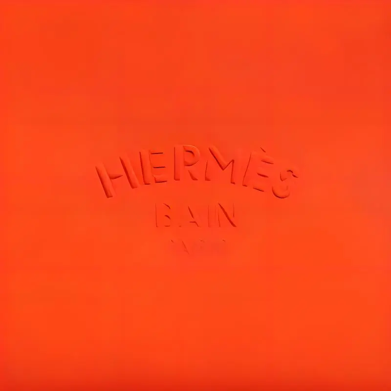 HERMES Polyamide Clutch Mini Women's Orange-2