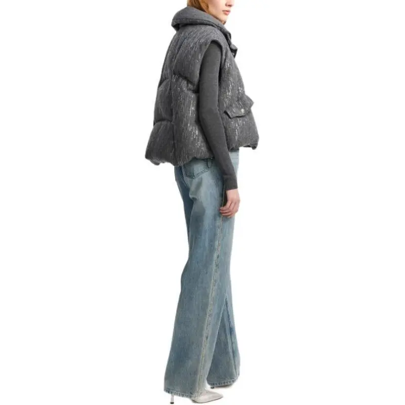 Bebe Down Jackets Women's Gray-4