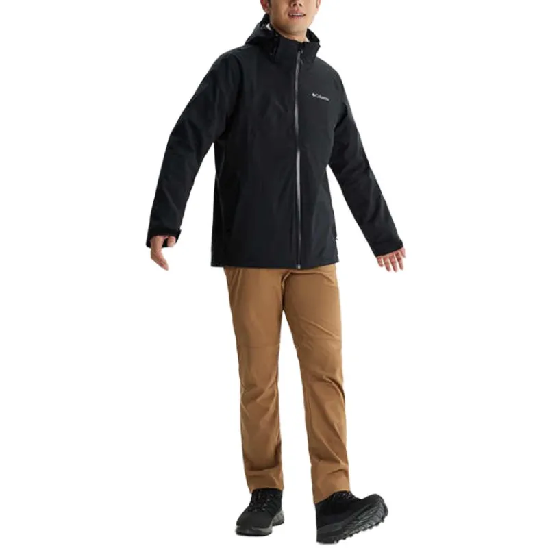 Columbia TITANIUM Water Resistant Windbreaker Jacket Unisex Graphite Black-3