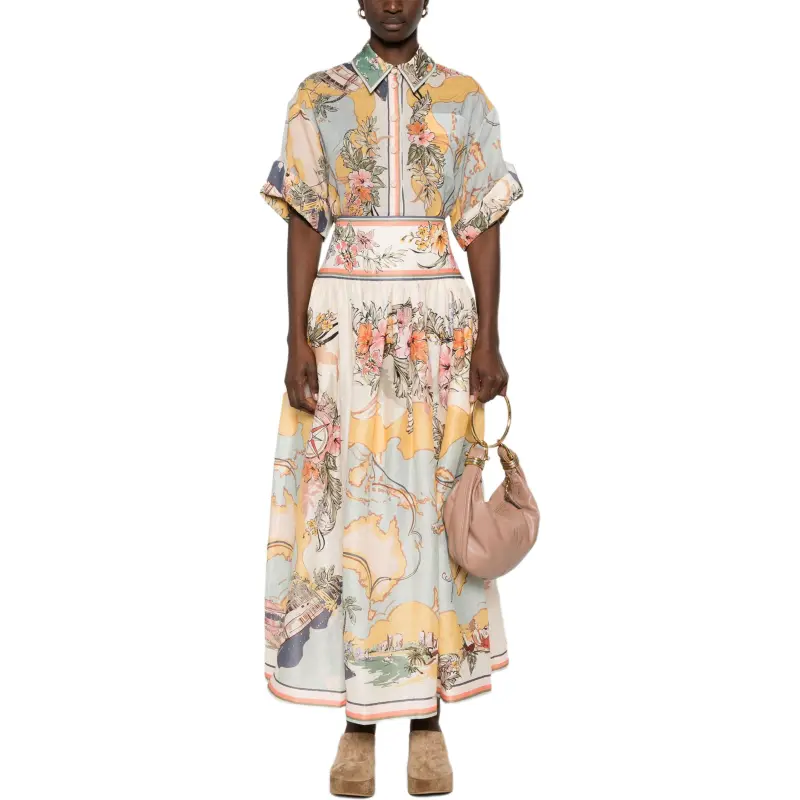 Zimmermann Tallow Midi Skirt-1