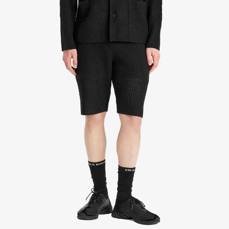 Homme Plissé Issey Miyake Casual Shorts Men's Black-3
