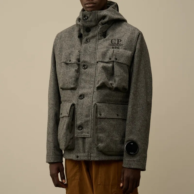 C.P.Company Shetland Twill Mille Jacket-1