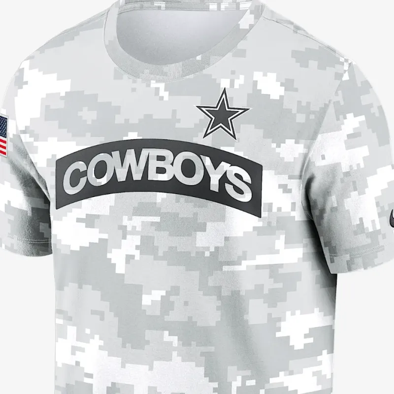 Nike Dallas Cowboys Salute To Service Edge Arch Men's Nike Dri FIT Nfl T Shirt-2