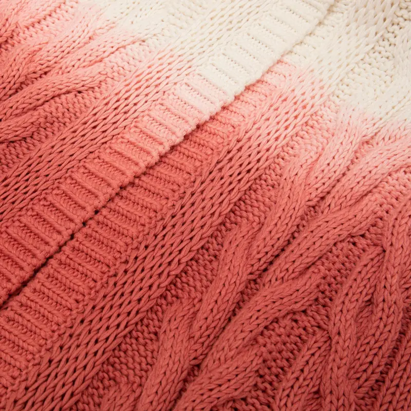 SAINT LAURENT SS23 Knitwear Women's White Pink-5