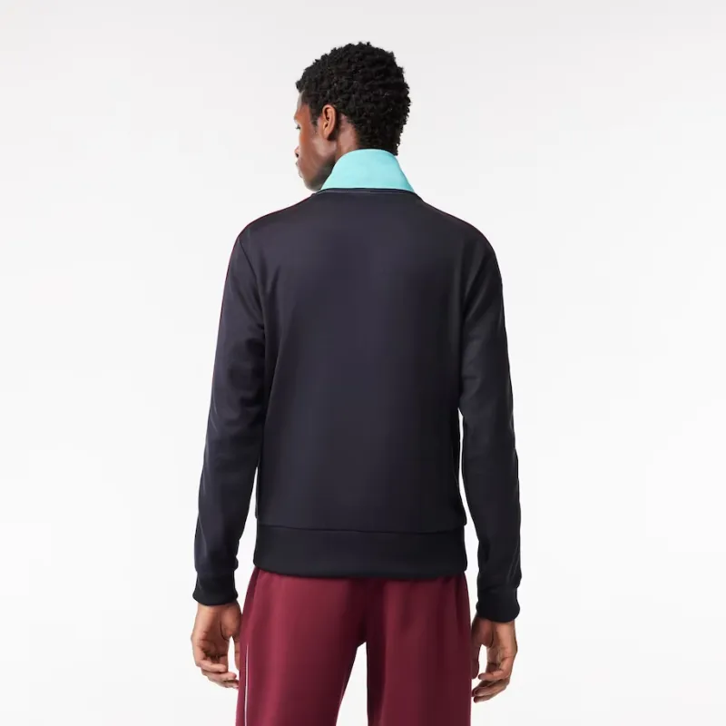 LACOSTE Jackets Coats Men's Navy Blue/Blue/Bordeaux Color-2