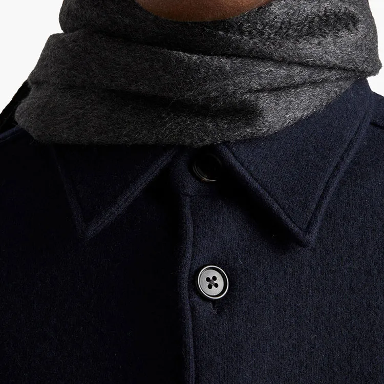 PRADA Triangle logo Wool Shirt-4