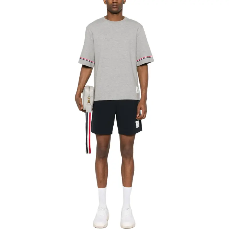 THOM BROWNE RWB Stripe Crewneck T Shirt-1