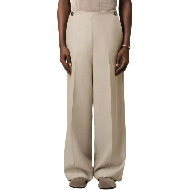 AMIPARIS Sailor Wide Leg Trousers-1