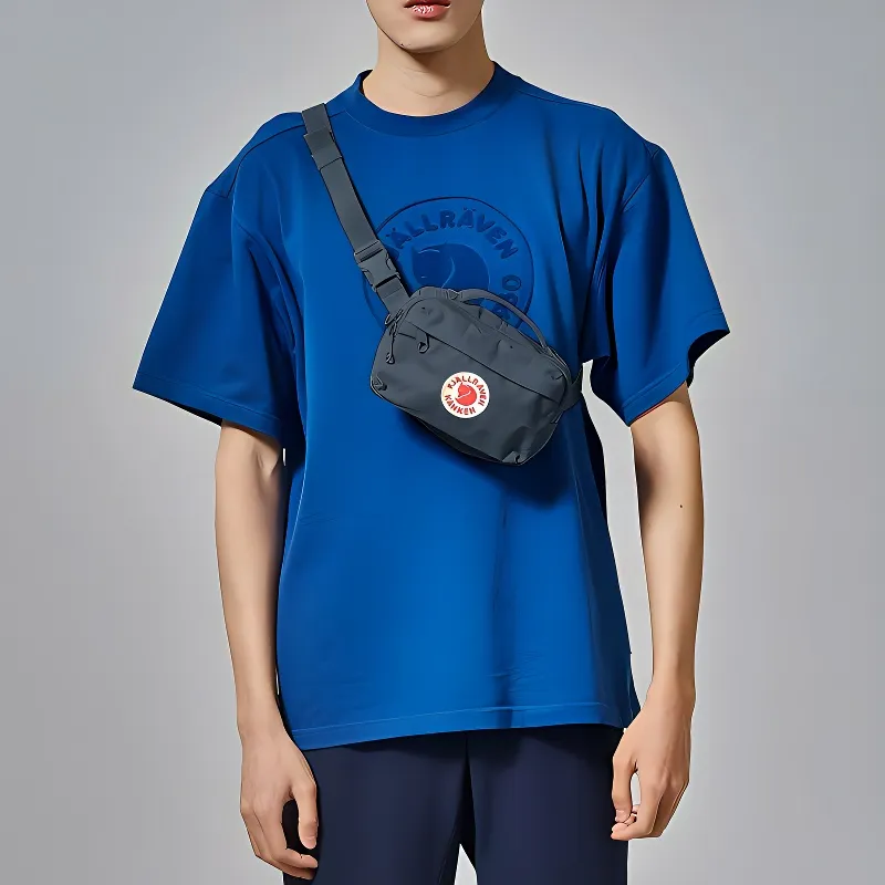 Fjallraven Kanken 2L Crossbody Handbag Polyester Marine Blue Unisex-4