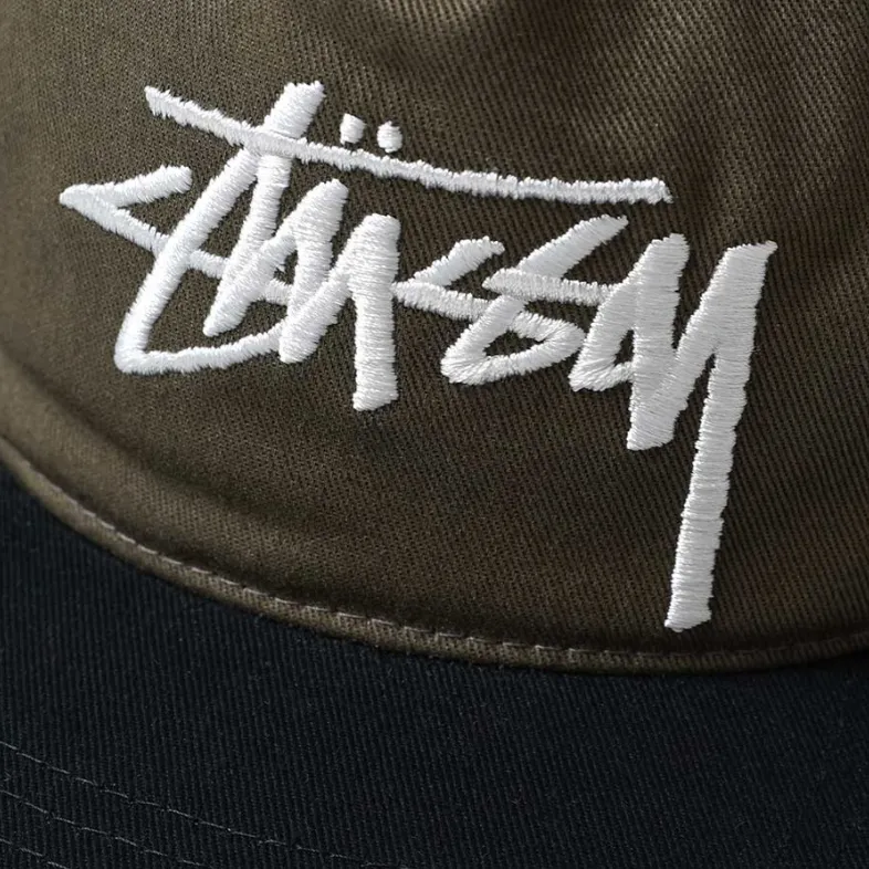 Stussy Mid Depth Big Stock Snapback Cap-3