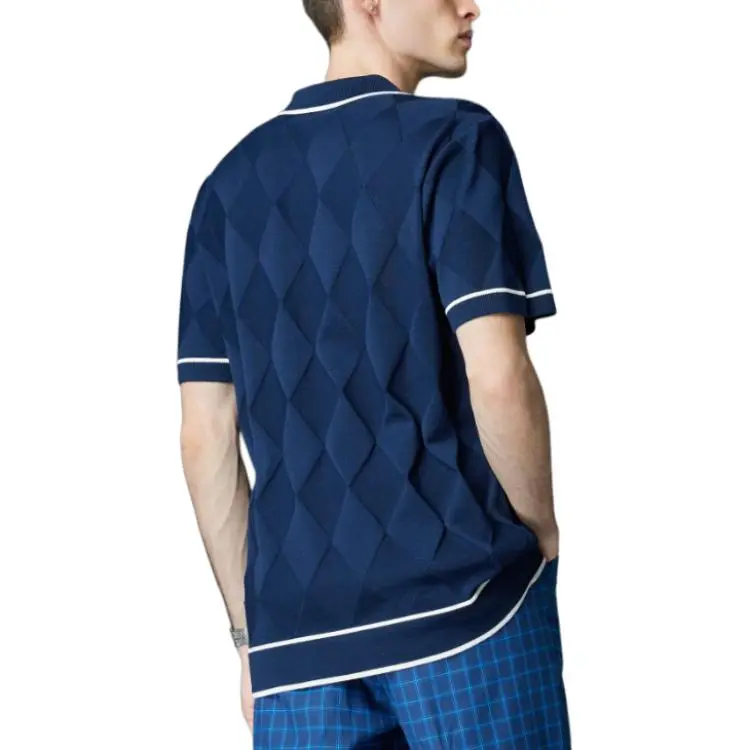 Adidas Originals Argyle Knit Polo Shirt-2