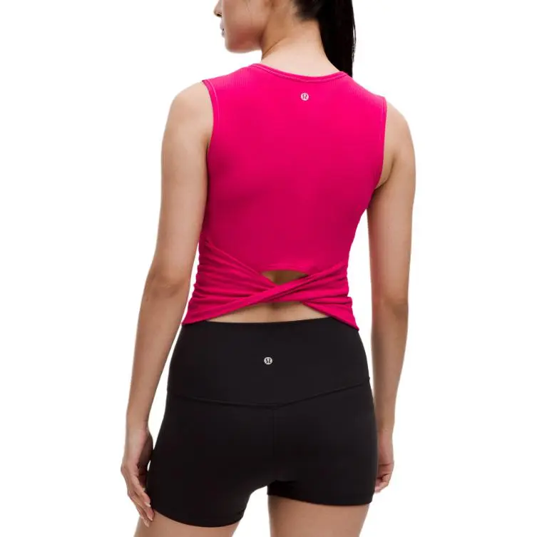 Lululemon All It TakesRibbed Back Twist Tank Top Women's-7